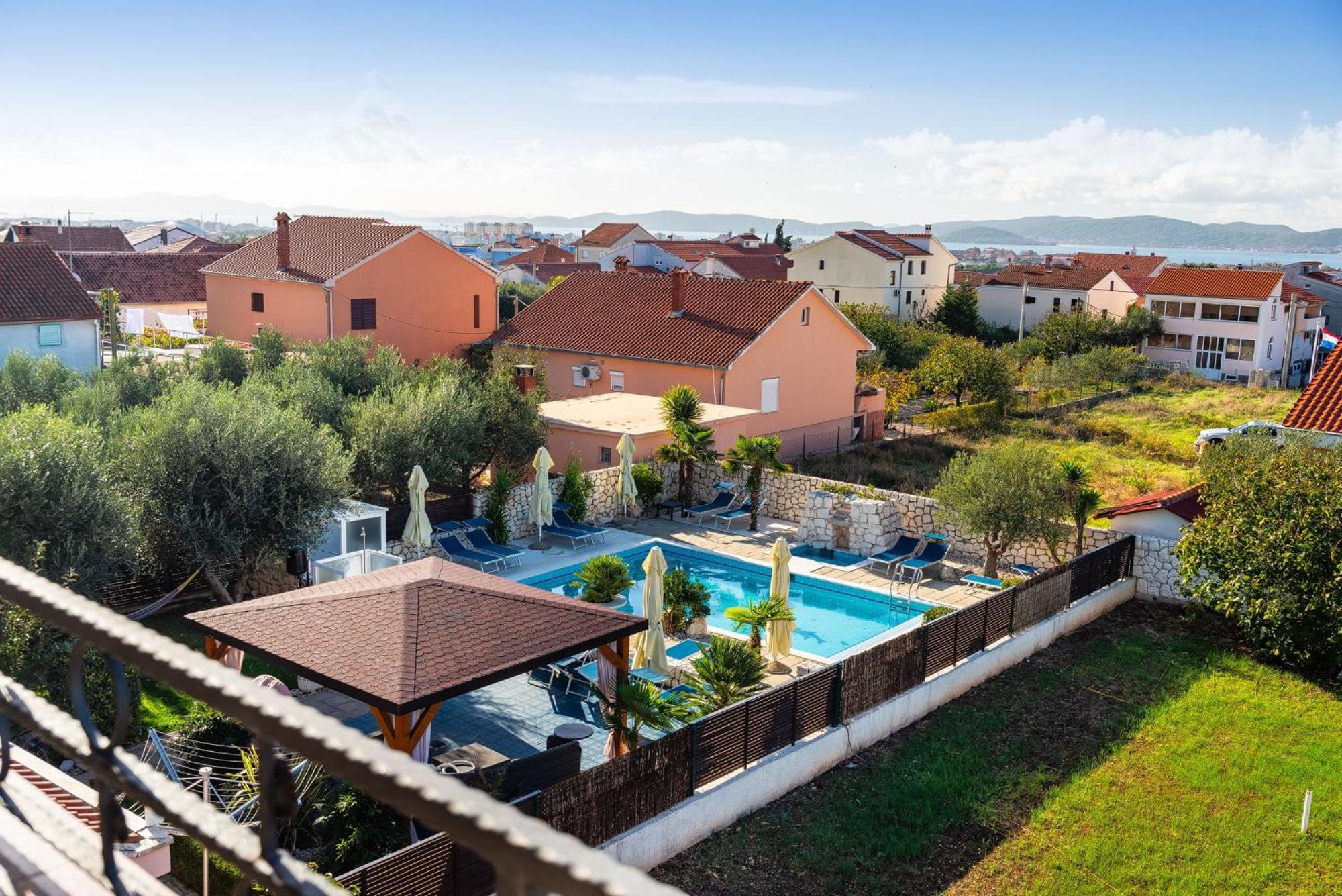 Villa Dalmatina Zadar Mit Pool Екстериор снимка