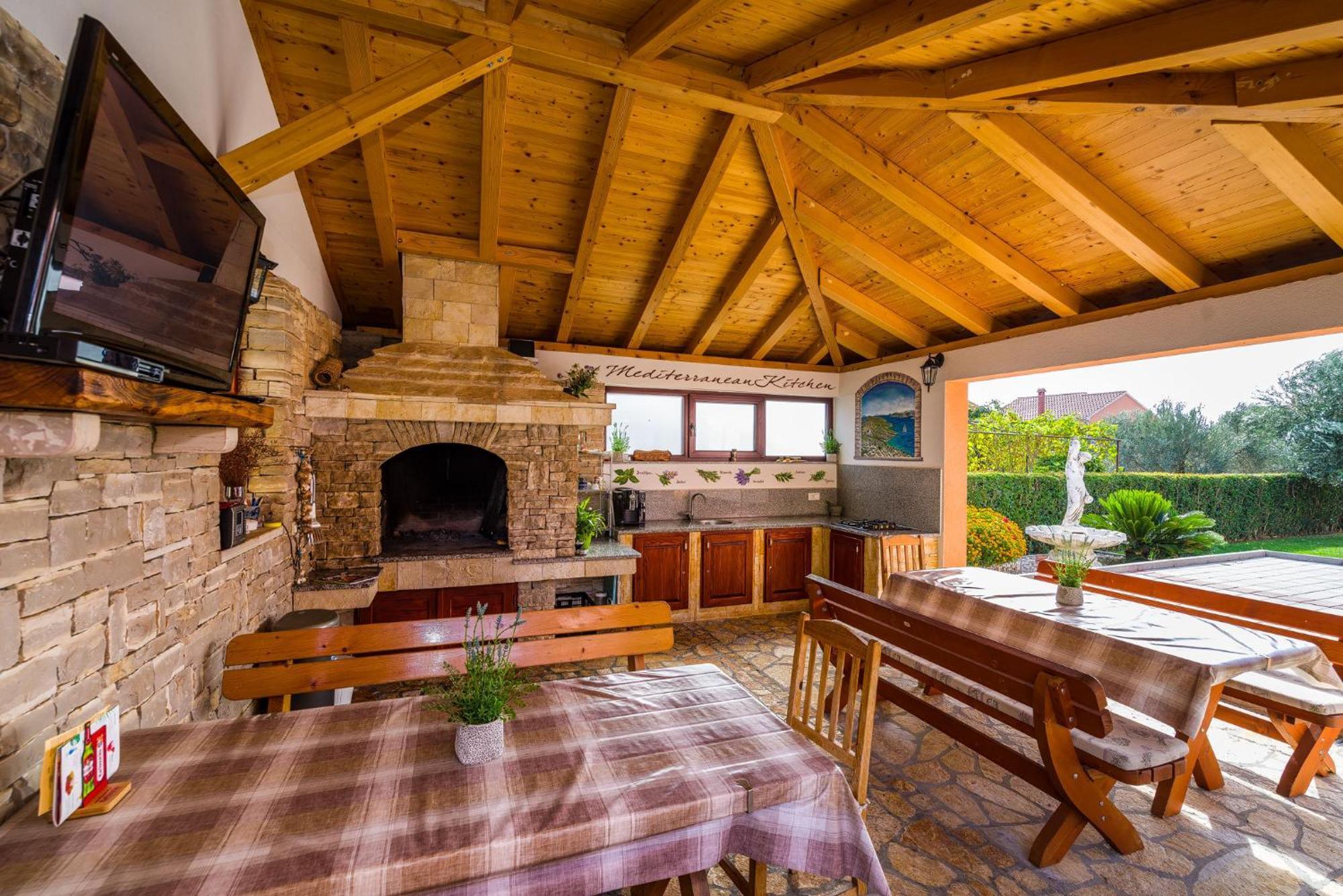Villa Dalmatina Zadar Mit Pool Екстериор снимка